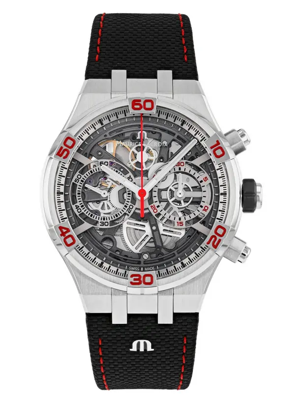 Maurice Lacroix Aikon Automatic Chronograph Skeleton 44mm Special Edition Mahindra Racing, reference AI6098-SS001-091-2