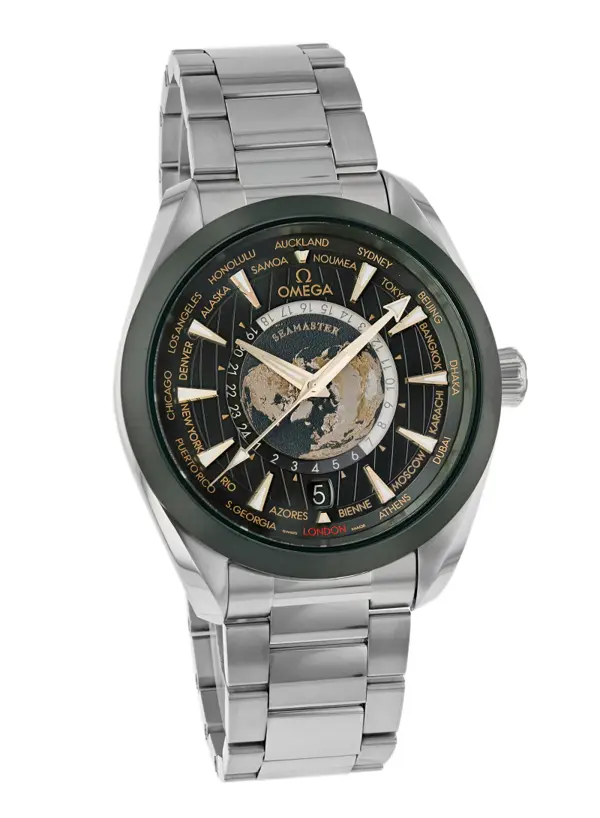 Omega Seamaster Aqua Terra 150M Co-Axial Master Chronometer GMT Worldtimer 43 mm, reference 220.30.43.22.10.001