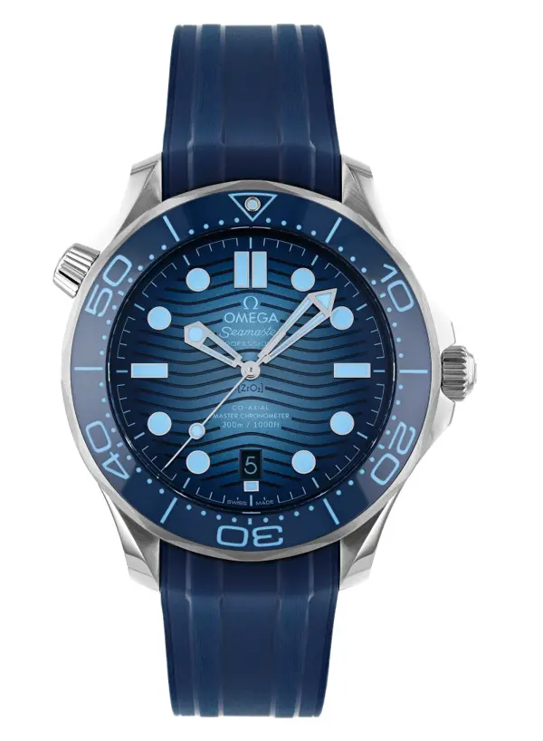 Omega Seamaster Diver 300 M Co-Axial Master Chronometer 42 mm Summer Blue, reference 210.32.42.20.03.002