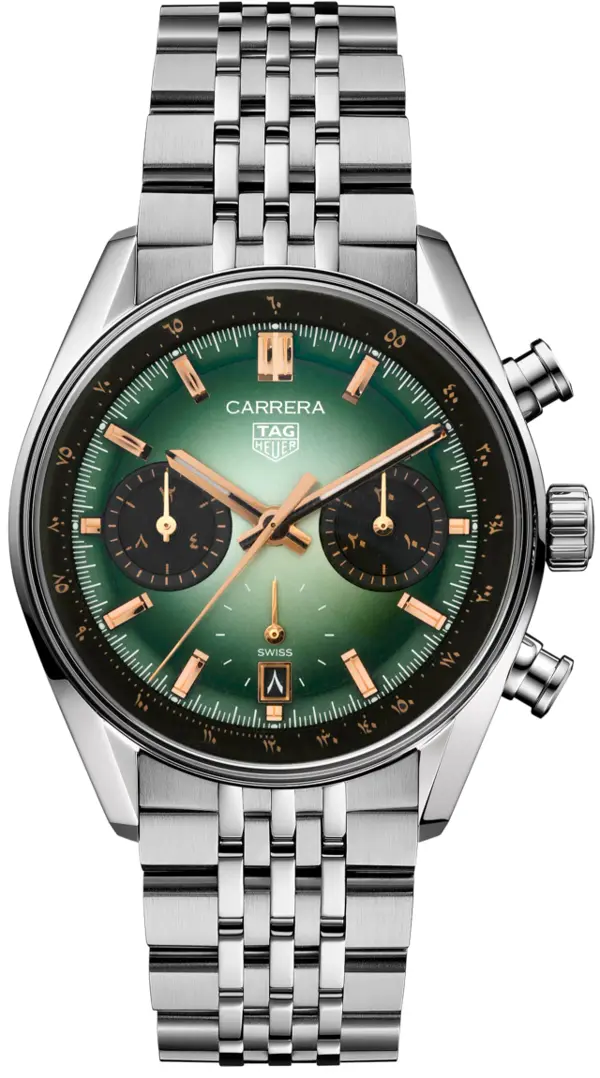 TAG Heuer Carrera Calibre TH20-00 Automatik Chronograph 39 mm Meia Limited Edition, reference CBS2218.BA0048