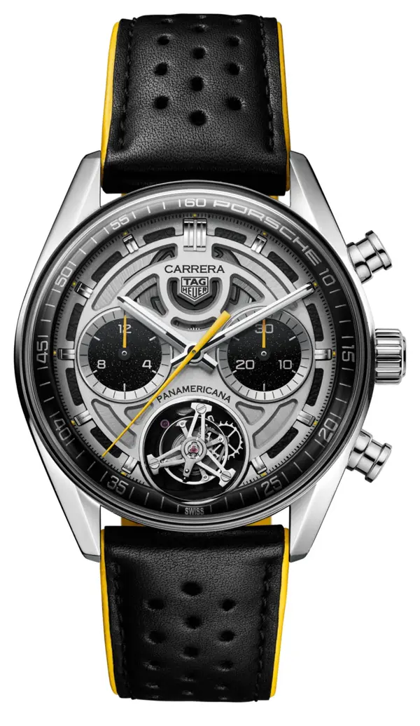 TAG Heuer Carrera Chronograph Tourbillon x Porsche Panamericana 42mm, reference CBS5012.FC6571
