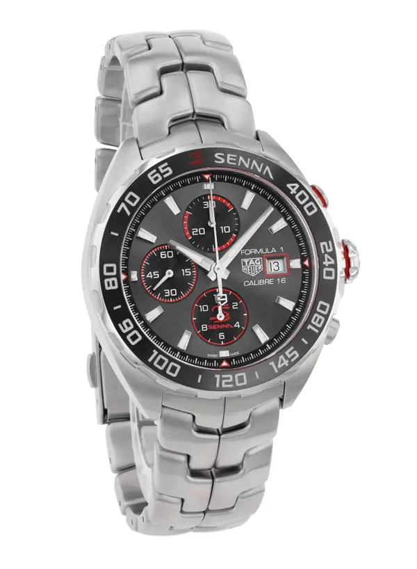 TAG Heuer Formula 1 X Senna Calibre 16 Automatik Chronograph Special Edition 44mm, reference CAZ201D.BA0633