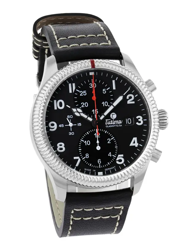 Tutima Glashütte Grand Flieger Classic Chronograph, reference 6408-01