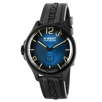 U-Boat Darkmoon 25 ° Blue Soleil PVD, reference 2028